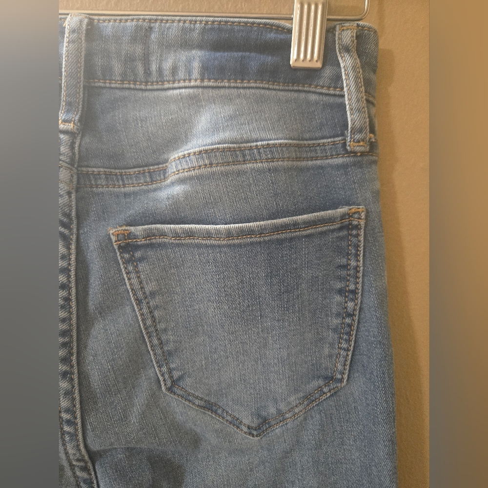 Hollister Blue Flare Patchwork Jeans - image 8